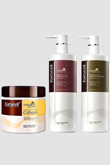 Karseell Collagen Hair Care Set – Shampoo, Conditioner & Hair Mask