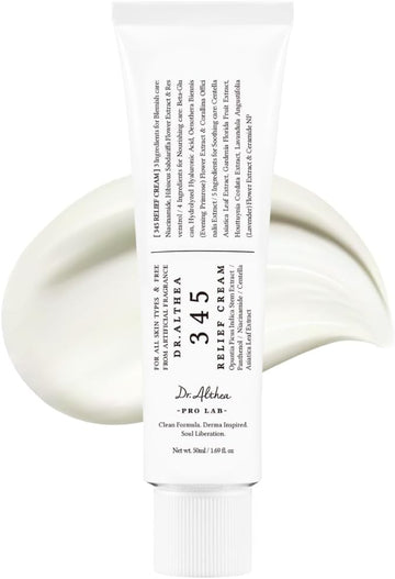 Dr. Althea 345 Relief Cream – Daily Face Moisturizer for Blemish Relief & Soothing Recovery, 1.69 fl.oz
