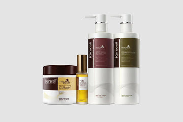 Karseell Collagen Hair Care Full Set – Shampoo, Conditioner, Mask & Hair Oil