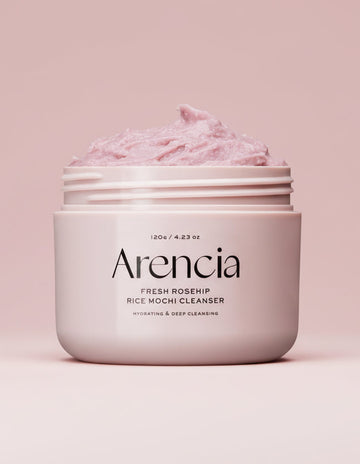 Arencia Rosehip Brightening Rice Mochi Face Cleanser 120g