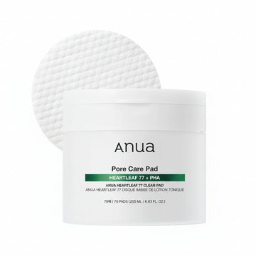 ANUA Heartleaf 77 Toner Pad, Mild Exfoliating Facial Pads for Glass Skin