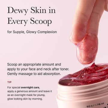 Arencia Overnight Red Smoothie Face Mask Serum