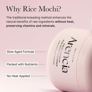 Arencia Rosehip Brightening Rice Mochi Face Cleanser 120g