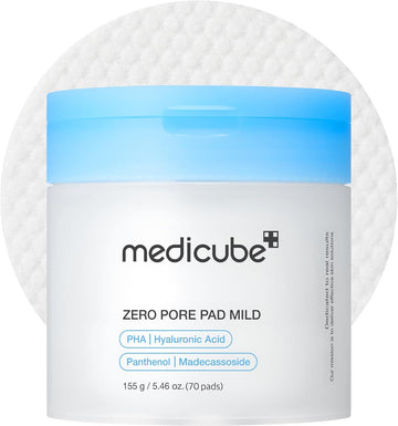 medicube Zero Pore Pads Mild 2.0 - Gentle Calming Toner Pads for Exfoliation