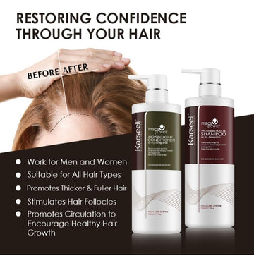 Karseell Collagen Hair Care Full Set – Shampoo, Conditioner, Mask & Hair Oil