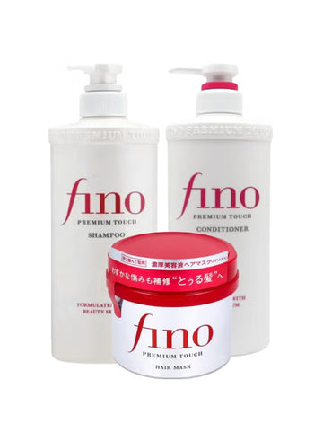 Fino Hair Care Set – Shampoo, Conditioner & Mask