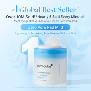 medicube Zero Pore Pads Mild 2.0 - Gentle Calming Toner Pads for Exfoliation