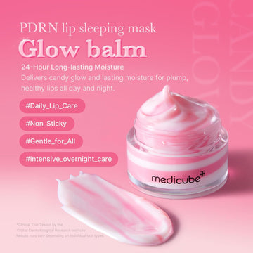 medicube PDRN lip sleeping mask glow balm