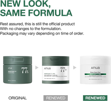 ANUA Heartleaf 77 Toner Pad, Mild Exfoliating Facial Pads for Glass Skin