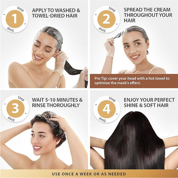 Karseell Collagen Hair Mask & Hair Oil Set – Deep Repair & Shine Duo