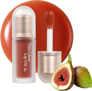 AXIS-Y Vita Glow Lip Oil with Vitamin E & Ceramide (Cozy Fig) 0.13 fl. oz.
