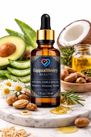 EqqualBerry Beauty Natural Hair & Skin Oil 1 fl oz / 30 ml