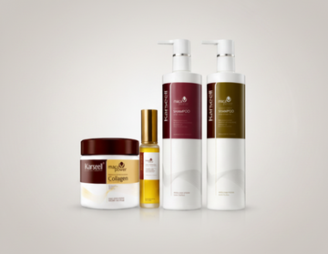 Karseell Collagen Hair Care Full Set – Shampoo, Conditioner, Mask & Hair Oil